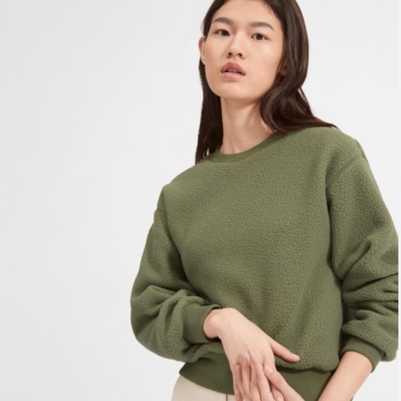 Everlane ReNew Fleece Raglan Sweatshirt - Picture 1 of 5